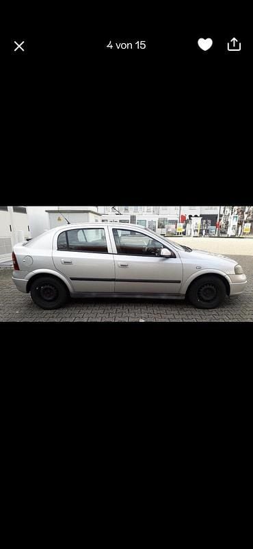 Gebraucht Opel Astra Njoy 101 PS (74 kW) 2003 Silber Limousine
