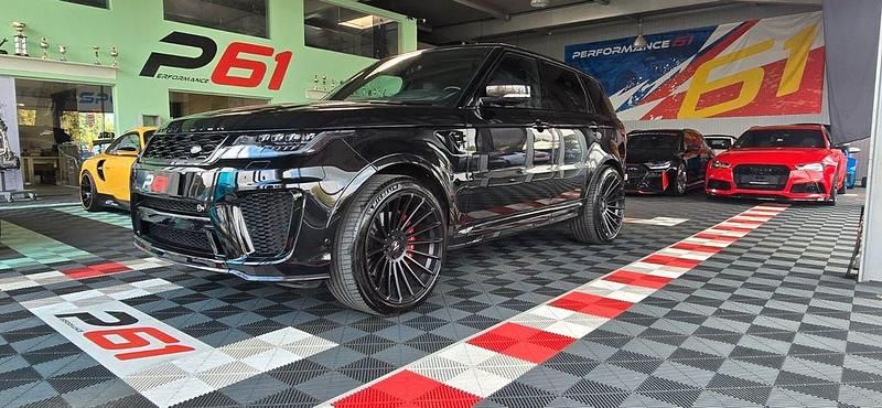 Schwarz Gebraucht 2021 Land Rover Range Rover Sport SVR SUV | 72.000 € (Fairer Preis) - Bild 1/4