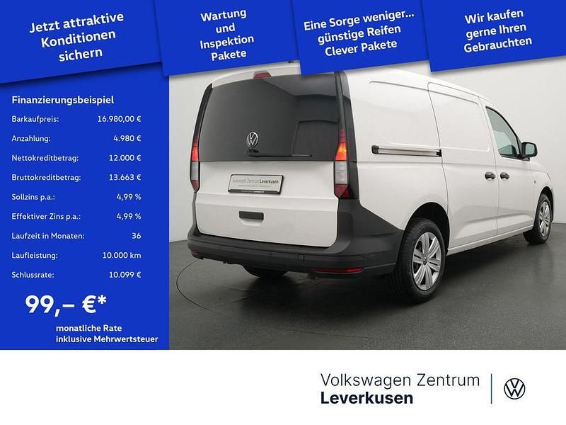 Gebraucht VW Caddy Maxi 122 PS (89 kW) 2021 Candy weiss Van / Kleinbus