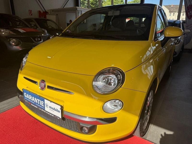 Gebraucht Fiat 500 Lounge 69 PS (50 kW) 2011 Gelb Kleinwagen