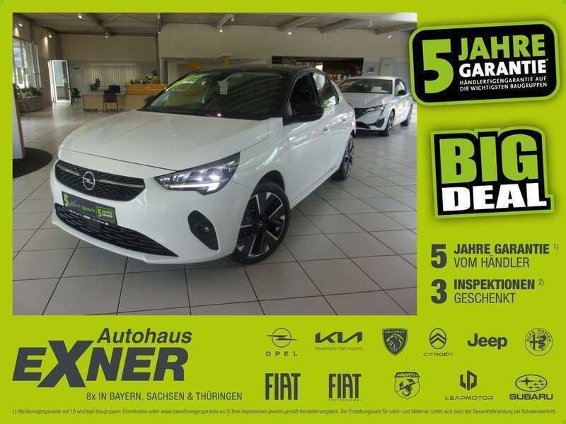 Schnee weiß / dach schwarz Gebraucht 2020 Opel Corsa-e Edition Kleinwagen | 13.950 € (Fairer Preis) - Bild 1/4
