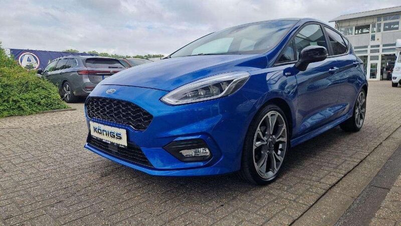 Dynamicblau Gebraucht 2019 Ford Fiesta ST-Line Kleinwagen | 9.790 € (Guter Preis) - Bild 1/4