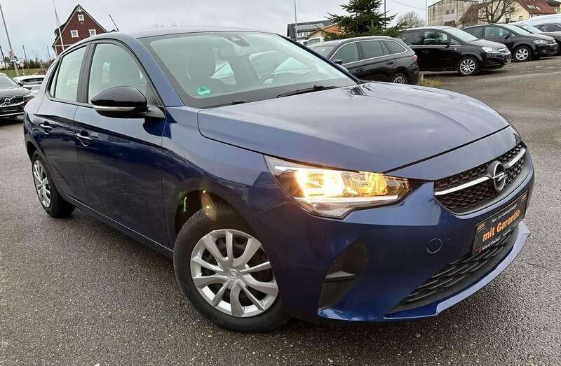 Nautic blau Gebraucht 2021 Opel Corsa Edition Kleinwagen | 11.950 € (Fairer Preis) - Bild 1/4