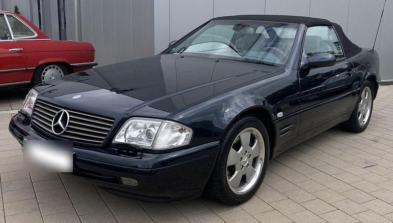Gebraucht Mercedes SL320 224 PS (164 kW) 2000 Schwarz Cabrio