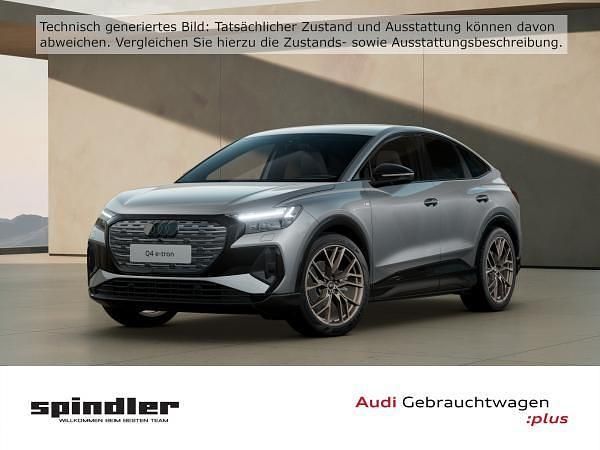 Grau (taifungrau metallic) Gebraucht 2022 Audi Q4 Sportback e-tron Edition .1 SUV | 31.481 € (Fairer Preis) - Bild 1/4
