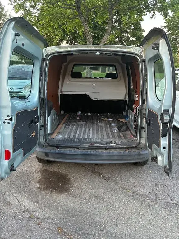 Gebraucht Renault Kangoo Expression 86 PS (63 kW) 2009 Grau Van / Kleinbus