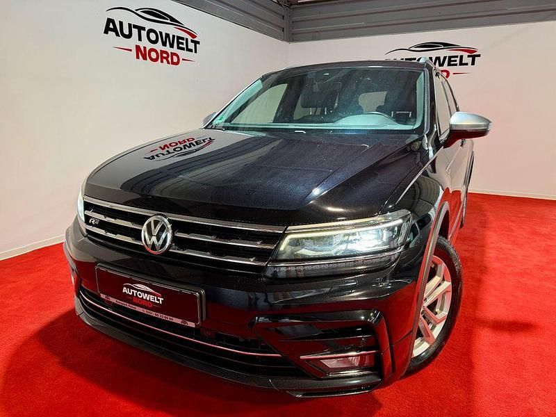 Schwarz Gebraucht 2021 VW Tiguan Allspace R-line SUV | 22.290 € (Fairer Preis) - Bild 1/4