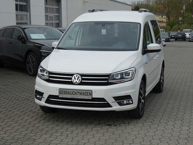 Gebraucht VW Caddy Highline 131 PS (96 kW) 2020 Weiß Van / Kleinbus