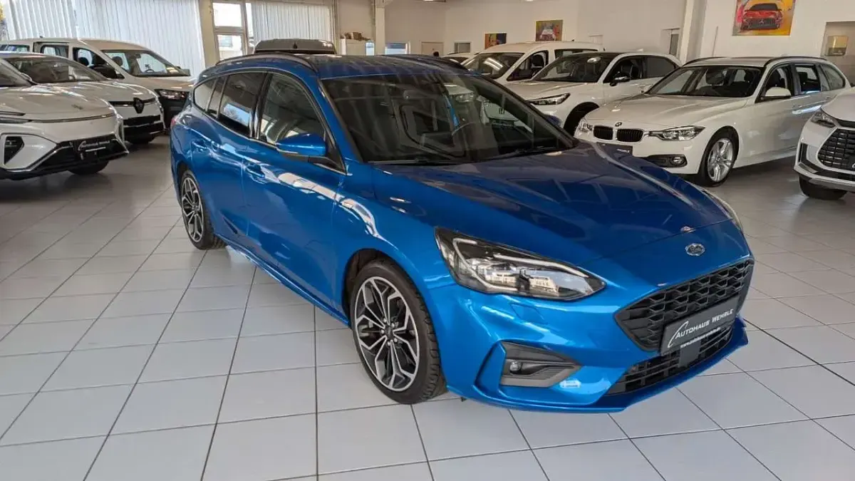 Gebraucht Ford Focus ST-Line 151 PS (111 kW) 2019 Blau Kombi