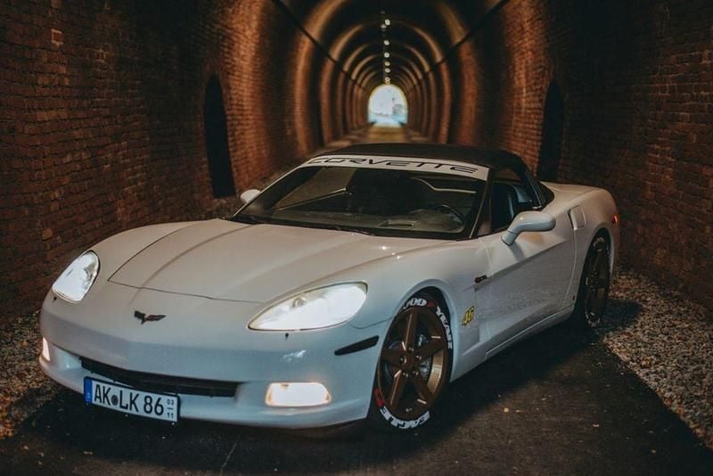 Weiß Gebraucht 2008 Corvette C6 Cabrio | 24.499 € (Fairer Preis) - Bild 1/4