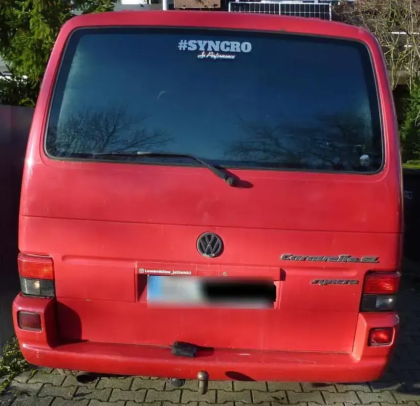 Gebraucht VW T4 1997 Rot Van