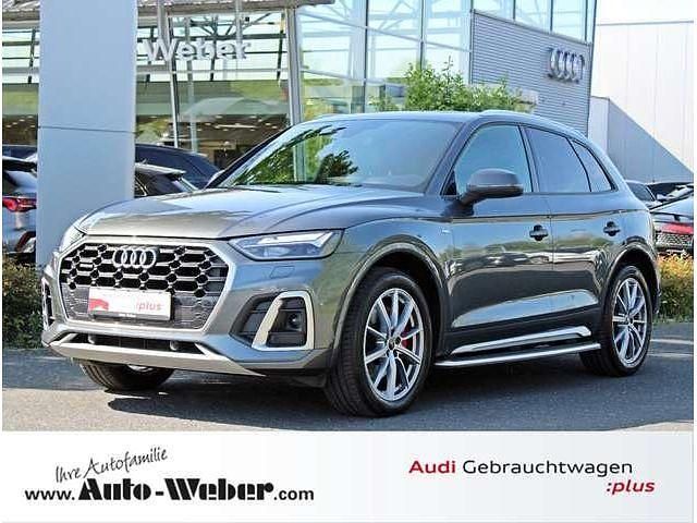 Grau Gebraucht 2022 Audi Q5 S-Line SUV | 48.840 € (Teuer) - Bild 1/4