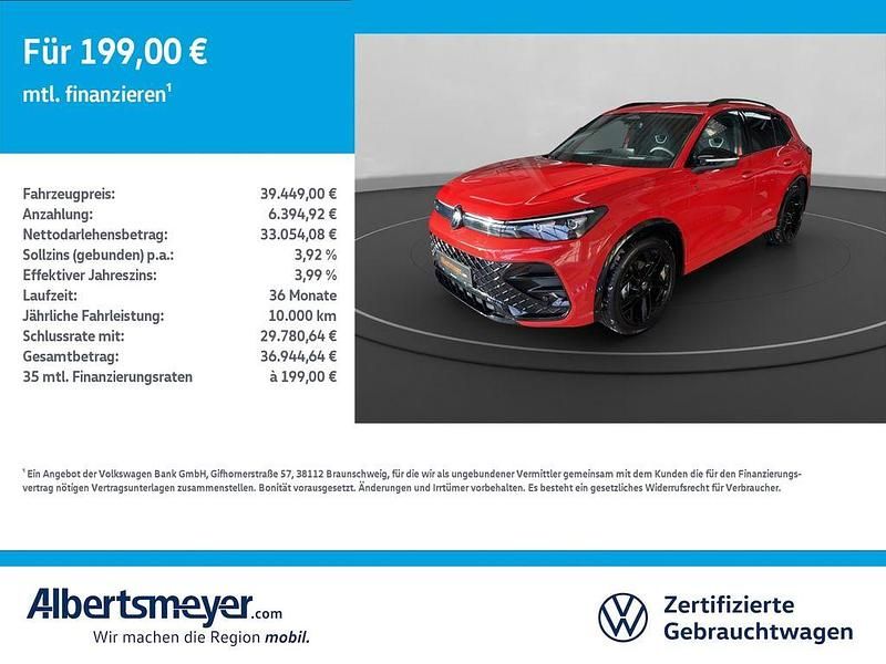 Rot Gebraucht 2024 VW Tiguan R-line SUV | 39.449 € (Fairer Preis) - Bild 1/4