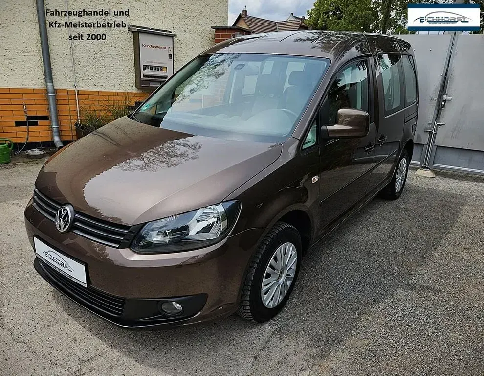 Gebraucht VW Caddy 102 PS (75 kW) 2014 Braun Van / Kleinbus