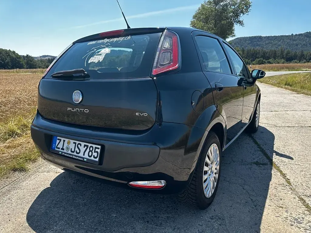 Gebraucht Fiat Punto Evo Dynamic 77 PS (56 kW) 2010 Schwarz Kleinwagen