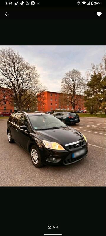 Schwarz Gebraucht 2008 Ford Focus Kombi | 2.500 € (Fairer Preis) - Bild 1/4