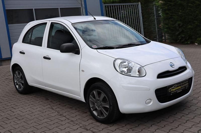 Weiß Gebraucht 2013 Nissan Micra Visia Kleinwagen | 6.490 € (Etwas zu teuer) - Bild 1/4