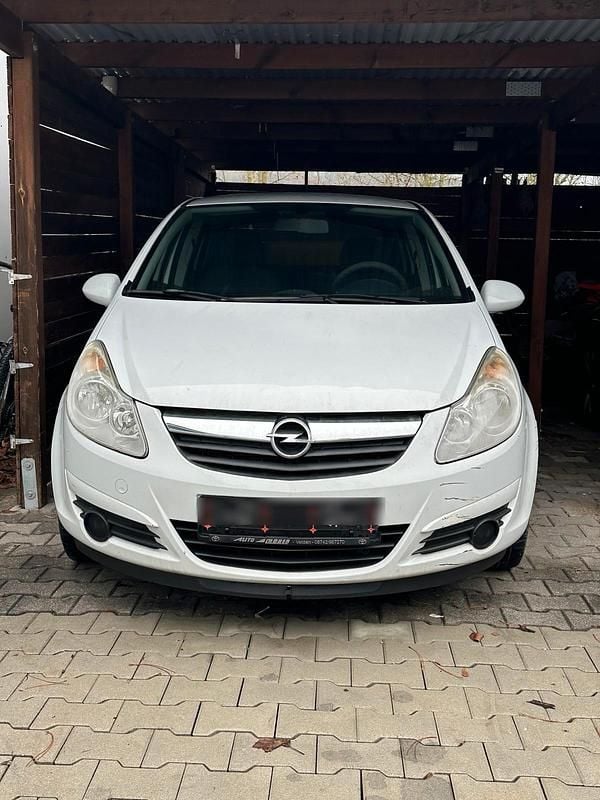Weiß Gebraucht 2009 Opel Corsa Kleinwagen | 600 € (Superpreis) - Bild 1/4