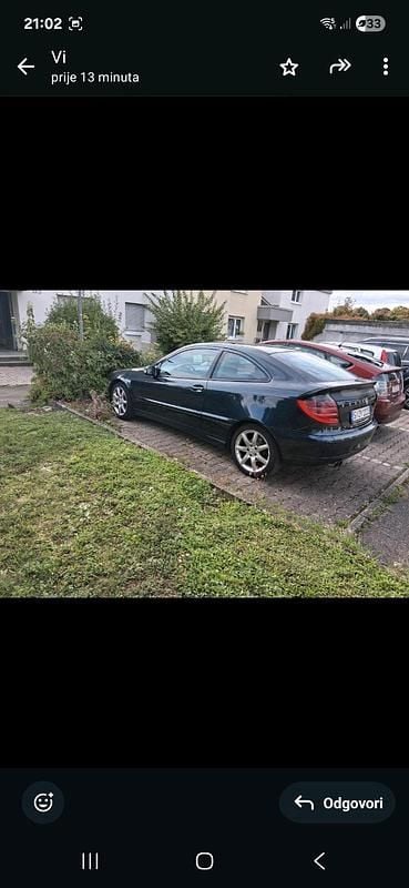 Gebraucht Mercedes C180 163 PS (119 kW) 2003 Blau Coupé