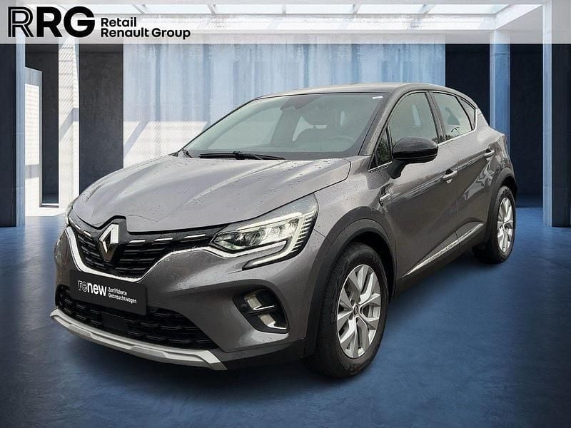 Zweifarbig: stahlgrau und bla Gebraucht 2021 Renault Captur Intens SUV | 12.990 € (Superpreis) - Bild 1/3