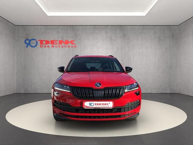 Gebraucht Skoda Karoq SportLine 190 PS (139 kW) 2021 Velvet rot metallic SUV