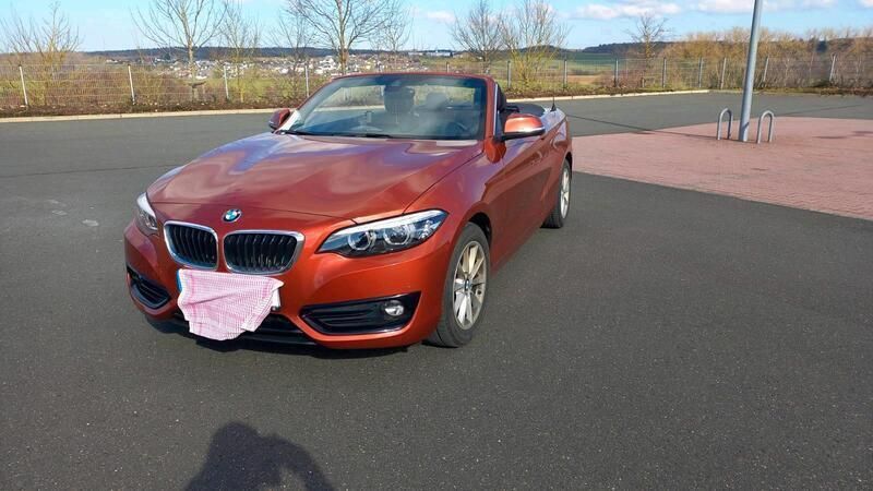 Orange Gebraucht 2018 BMW 220 Sport Line Cabrio | 26.000 € (Teuer) - Bild 1/4