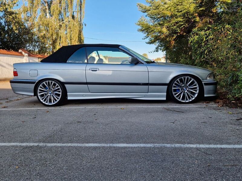 Silber Gebraucht 1998 BMW 320 Cabriolet Performance Cabrio | 12.200 € (Teuer) - Bild 1/4
