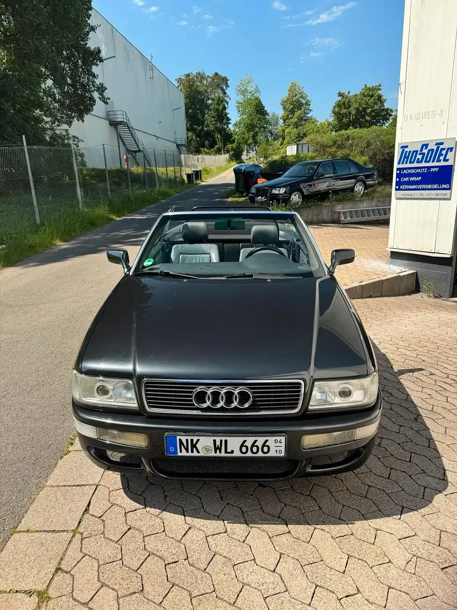 Gebraucht Audi Cabriolet 116 PS (85 kW) 1997 Schwarz Cabrio