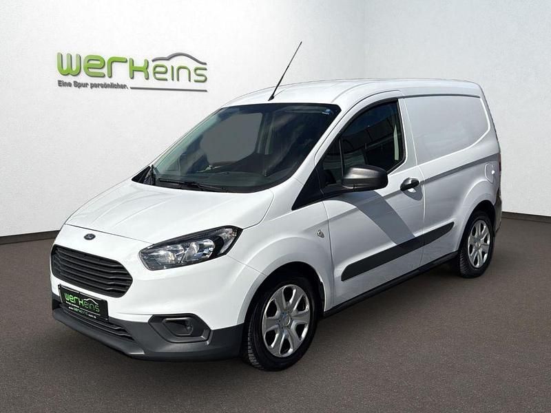 Weiss (metallic) Gebraucht 2021 Ford Transit Van | 11.939 € (Superpreis) - Bild 1/4