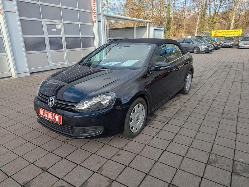 Schwarz Gebraucht 2012 VW Golf Cabriolet Cabrio | 8.950 € (Etwas zu teuer) - Bild 1/4