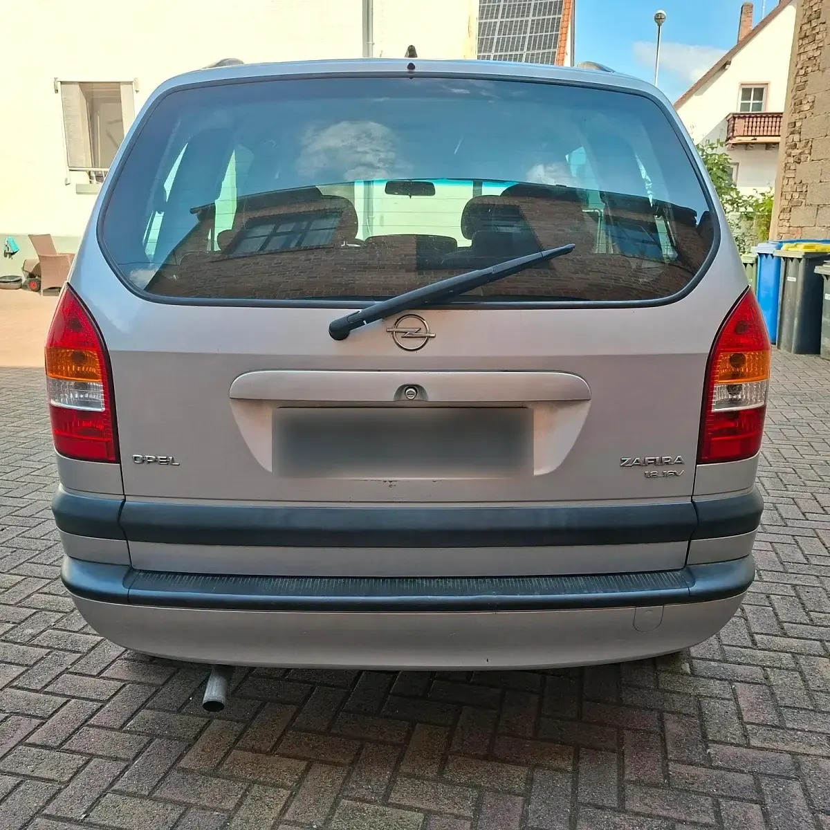 Gebraucht Opel Zafira 101 PS (74 kW) 2001 Grau Van / Kleinbus
