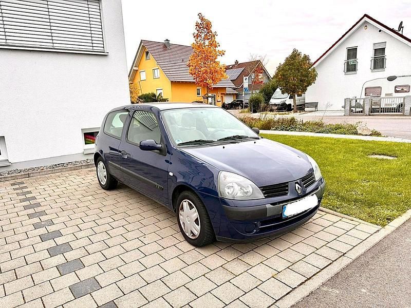 Blau Gebraucht 2006 Renault Clio II Kleinwagen | 1.099 € (Guter Preis) - Bild 1/4