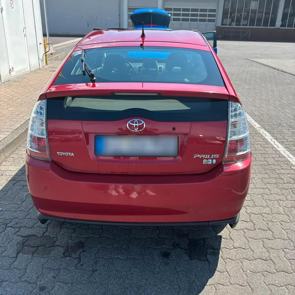 Gebraucht Toyota Prius 77 PS (56 kW) 2008 Rot Kleinwagen