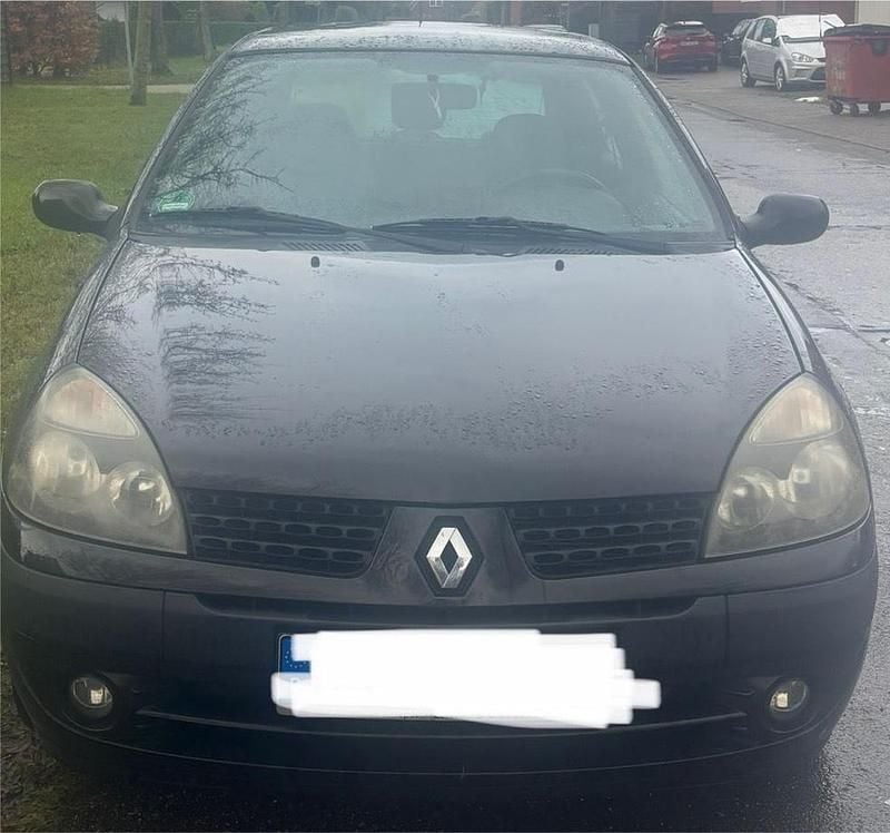 Schwarz Gebraucht 2000 Renault Clio II Kleinwagen | 750 € - Bild 1/3