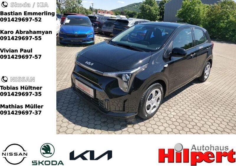 Schwarz Neu 2025 Kia Picanto Edition 7 Kleinwagen | 16.240 € (Fairer Preis) - Bild 1/4