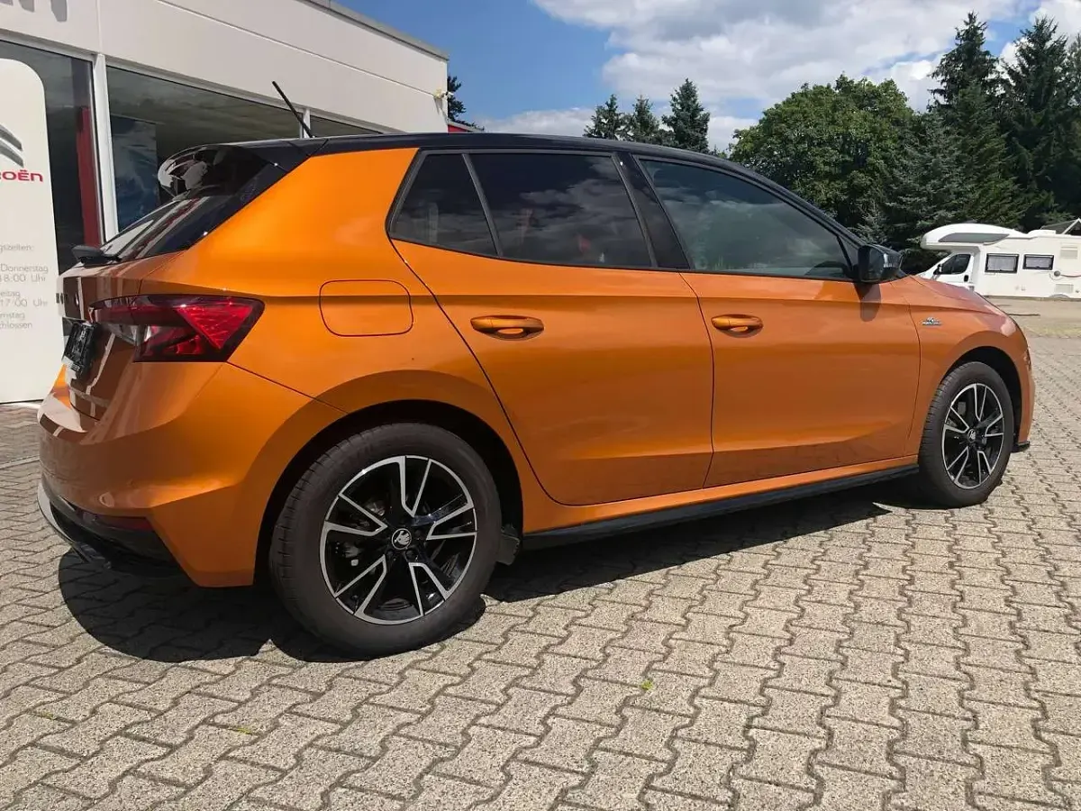 Gebraucht Skoda Fabia Monte Carlo 116 PS (85 kW) 2025 Phoenixorange metallic Kleinwagen