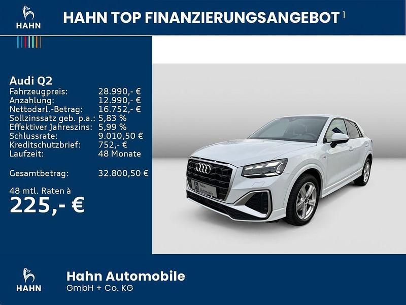 Gebraucht Audi Q2 S-Line 150 PS (110 kW) 2024 Gletscherweiß metallic SUV
