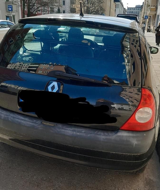 Gebraucht Renault Clio II 2004 Schwarz Kleinwagen