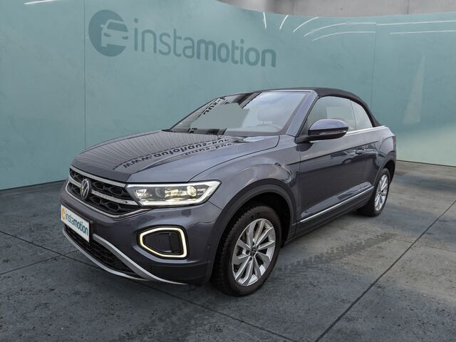 Grau Gebraucht 2024 VW T-Roc Cabriolet Style Cabrio | 32.000 € (Guter Preis) - Bild 1/2