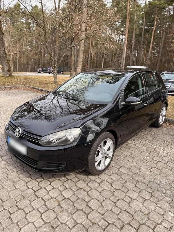 Gebraucht VW Golf VI 122 PS (89 kW) 2009 Schwarz Kleinwagen