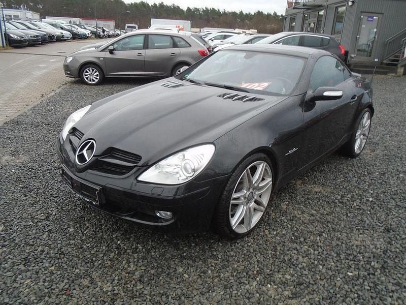 Schwarz Gebraucht 2008 Mercedes SLK350 Cabrio | 11.950 € (Fairer Preis) - Bild 1/4