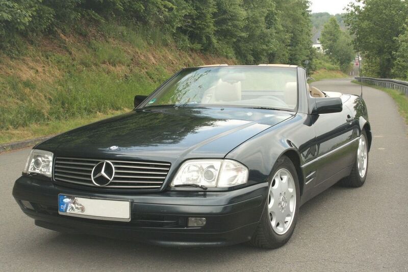 Schwarz Gebraucht 1996 Mercedes SL280 Cabrio | 14.850 € (Fairer Preis) - Bild 1/4