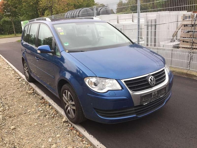 Gebraucht VW Touran Trendline 140 PS (102 kW) 2008 Blau Van / Kleinbus