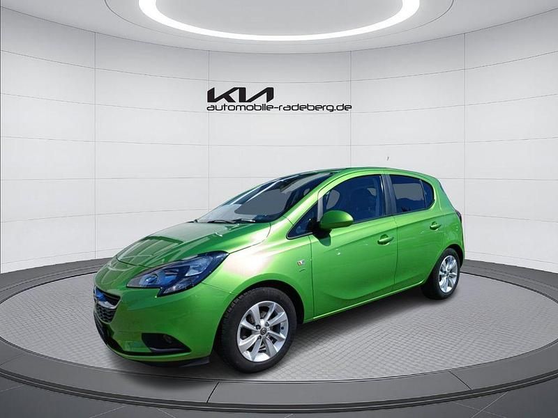 Gebraucht Opel Corsa drive 90 PS (66 kW) 2016 Grün Kleinwagen