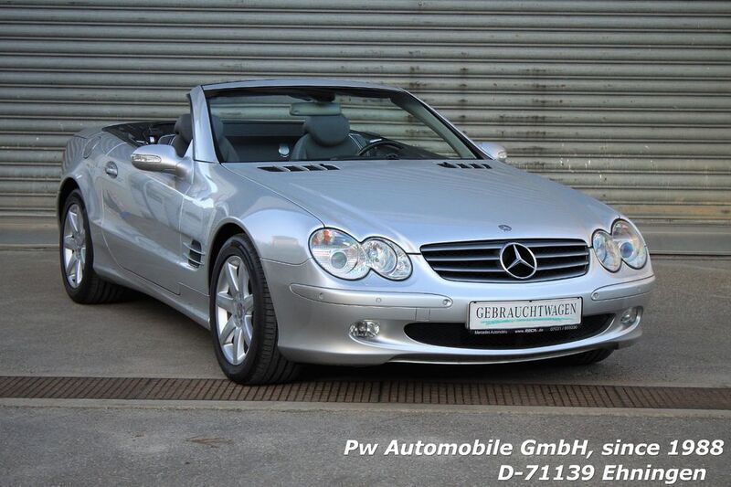Silber Gebraucht 2001 Mercedes SL500 Cabrio | 26.700 € (Teuer) - Bild 1/4