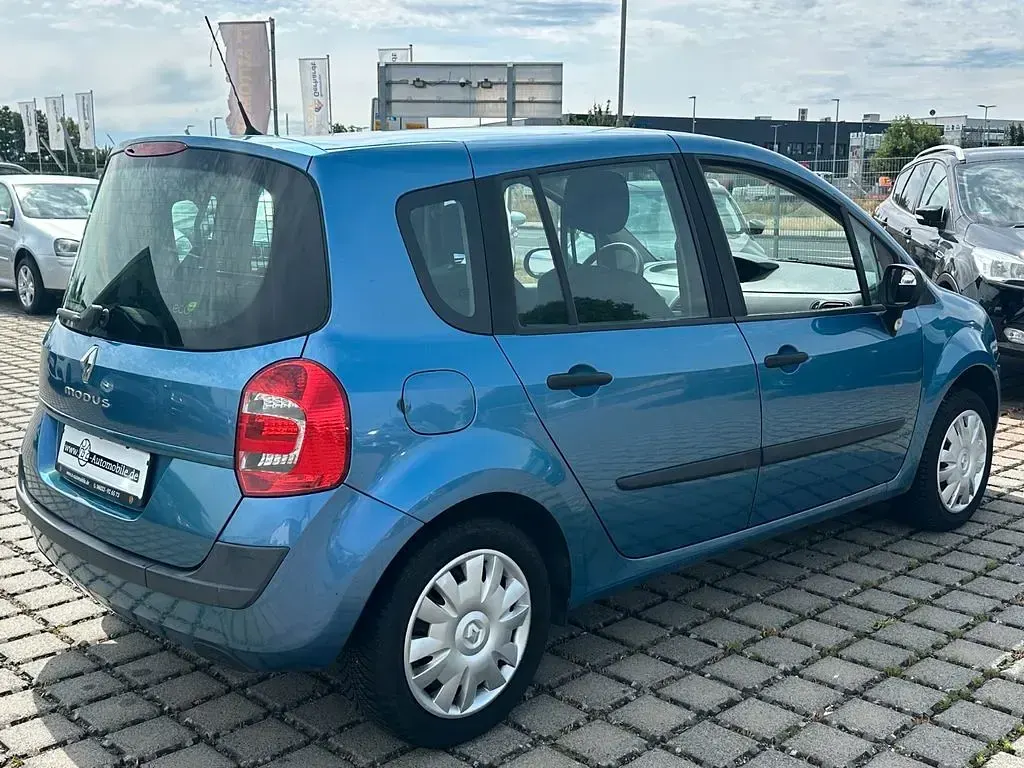 Gebraucht Renault Grand Modus Authentique 101 PS (74 kW) 2008 Blau Van / Kleinbus