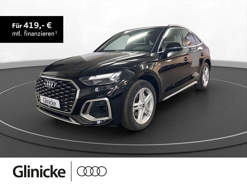 Mythosschwarz metallic Gebraucht 2022 Audi Q5 Sportback Design SUV | 39.480 € (Teuer) - Bild 1/2