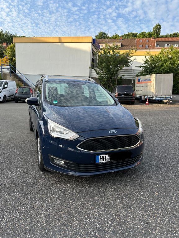 Blau Gebraucht 2016 Ford Grand C-Max Titanium Van / Kleinbus | 7.900 € (Guter Preis) - Bild 1/4