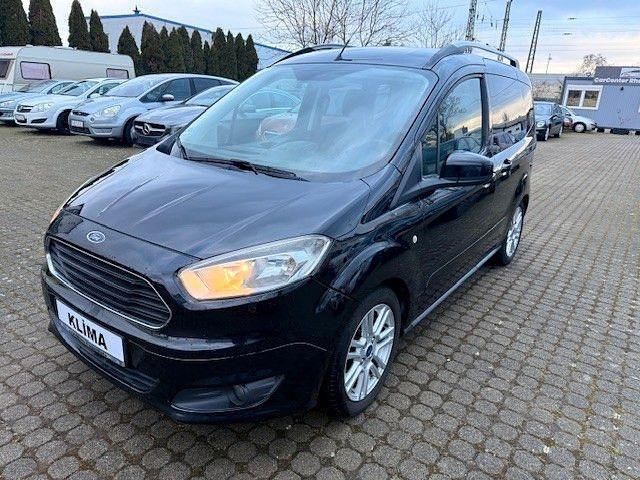 Gebraucht Ford Tourneo Courier Titanium 101 PS (74 kW) 2015 Schwarz Van / Kleinbus