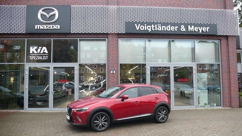 Rot Gebraucht 2015 Mazda CX-3 Sports-Line SUV | 13.485 € (Fairer Preis) - Bild 1/4